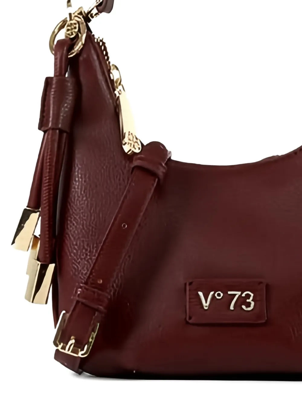  V°73 Tassel Charm Shoulder Bag - Red 