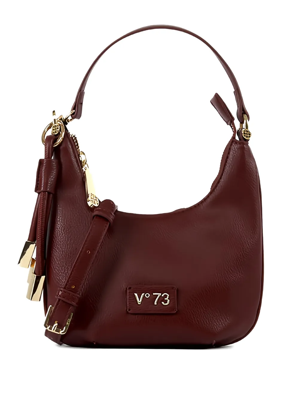 V°73 Borsa a spalla con nappa - Rosso