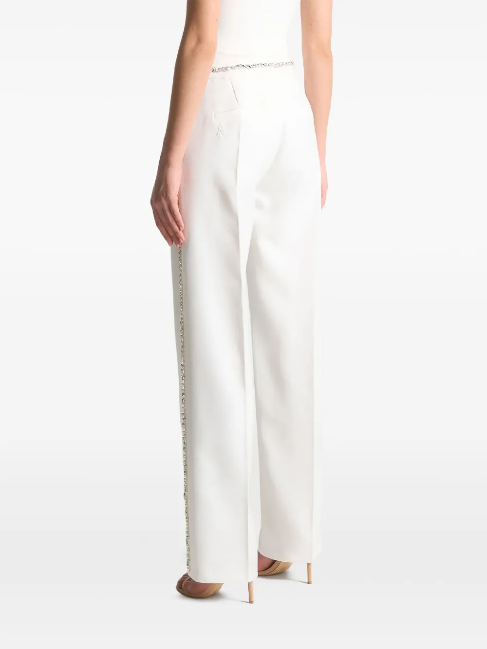 Manière De Voir Patricia plooibroek verfraaid met zijkant Wit