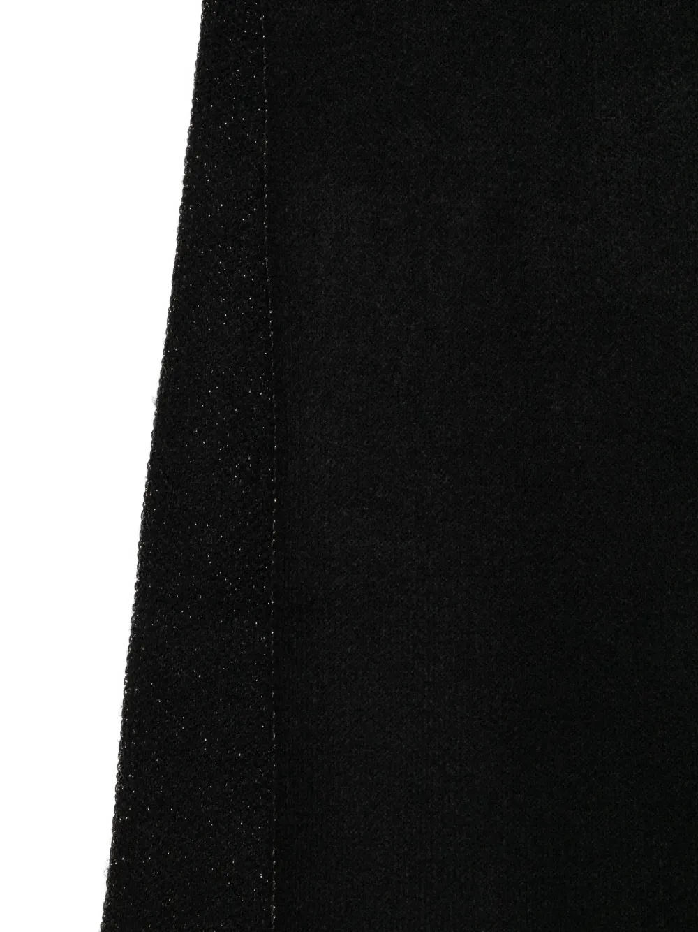 LIU JO Sjaal met metallic-logo Zwart