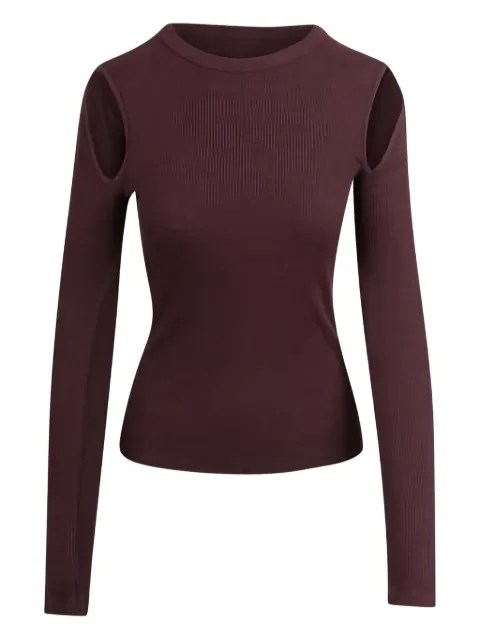 AGOLDE Pierce cut-out longsleeve T-shirt