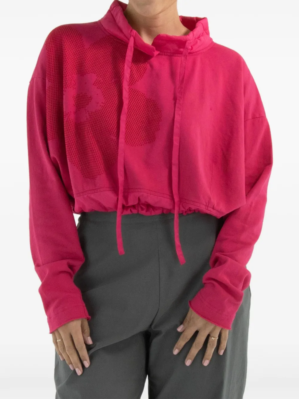 Black Label drawstring graphic sweatshirt | Sweaters | Image 2