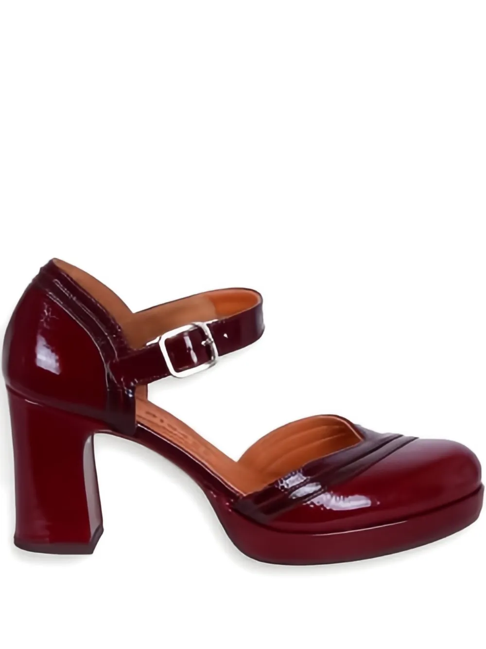 Chie Mihara Dagne Sucre pumps met plateauzool Rood