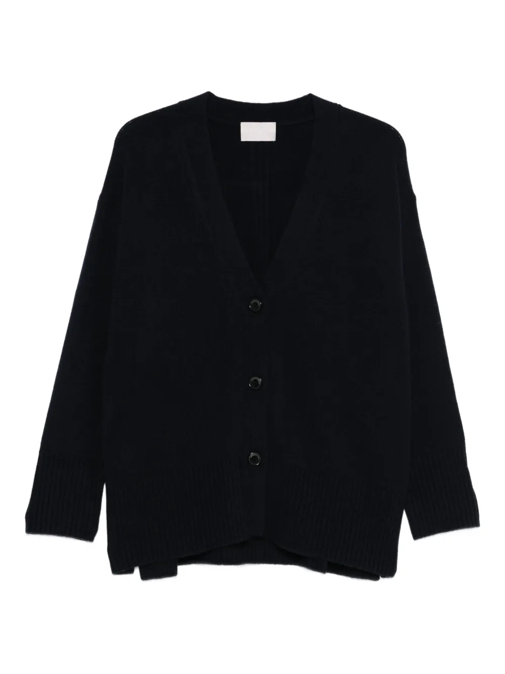 Hemisphere+cardigan+à+col+v+-+Bleu