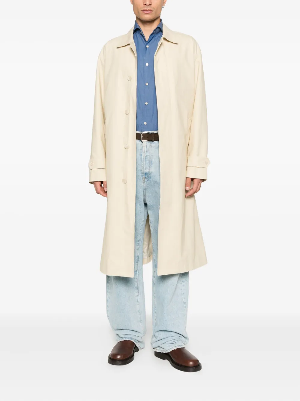 BORELLA Linnen overhemd - Blauw