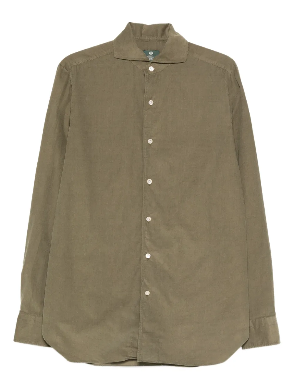 BORELLA button-fastening shirt - Green