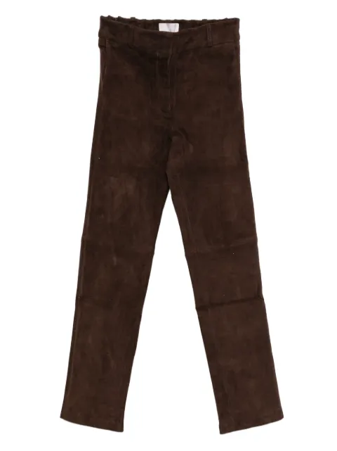 Hemisphere suede trousers