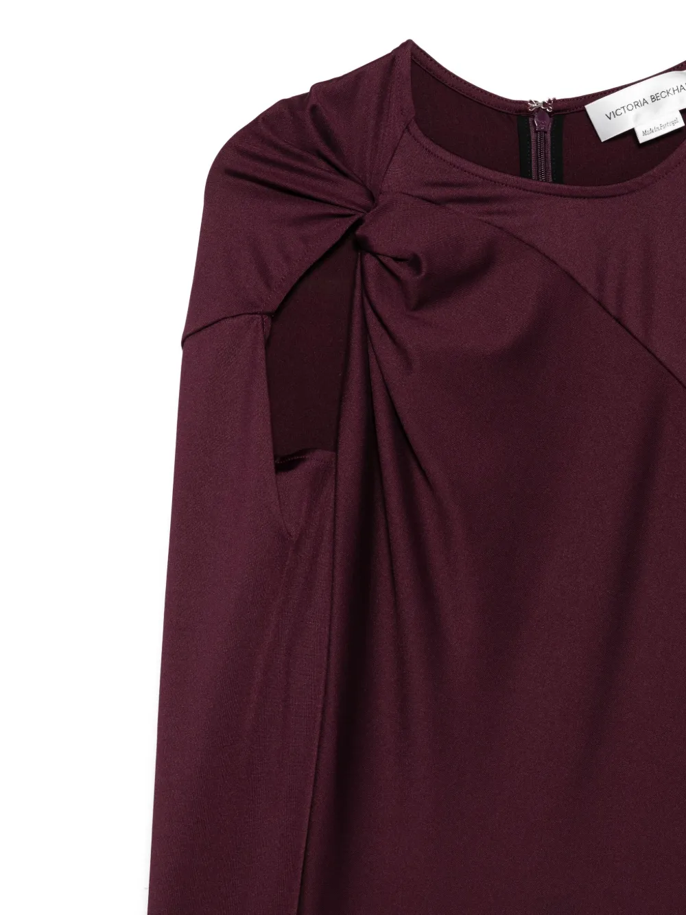 Victoria Beckham Top met gedraaid detail Rood
