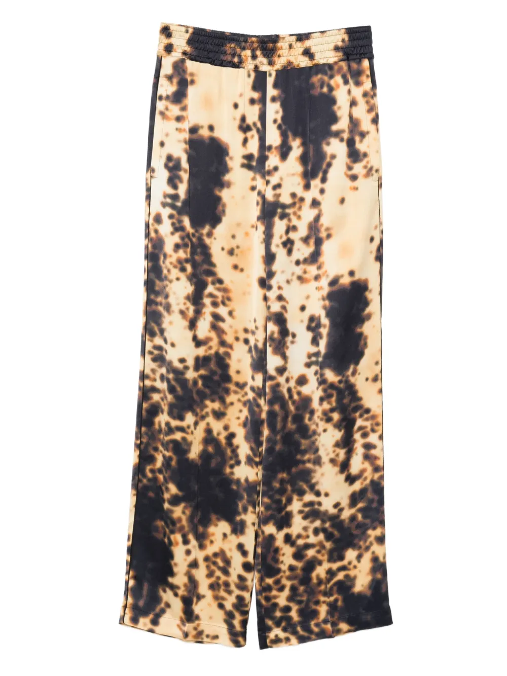 Victoria Beckham elasticated-waist printed trousers - イエロー Victoria Beckham elasticated-waist printed trousers - イエロー