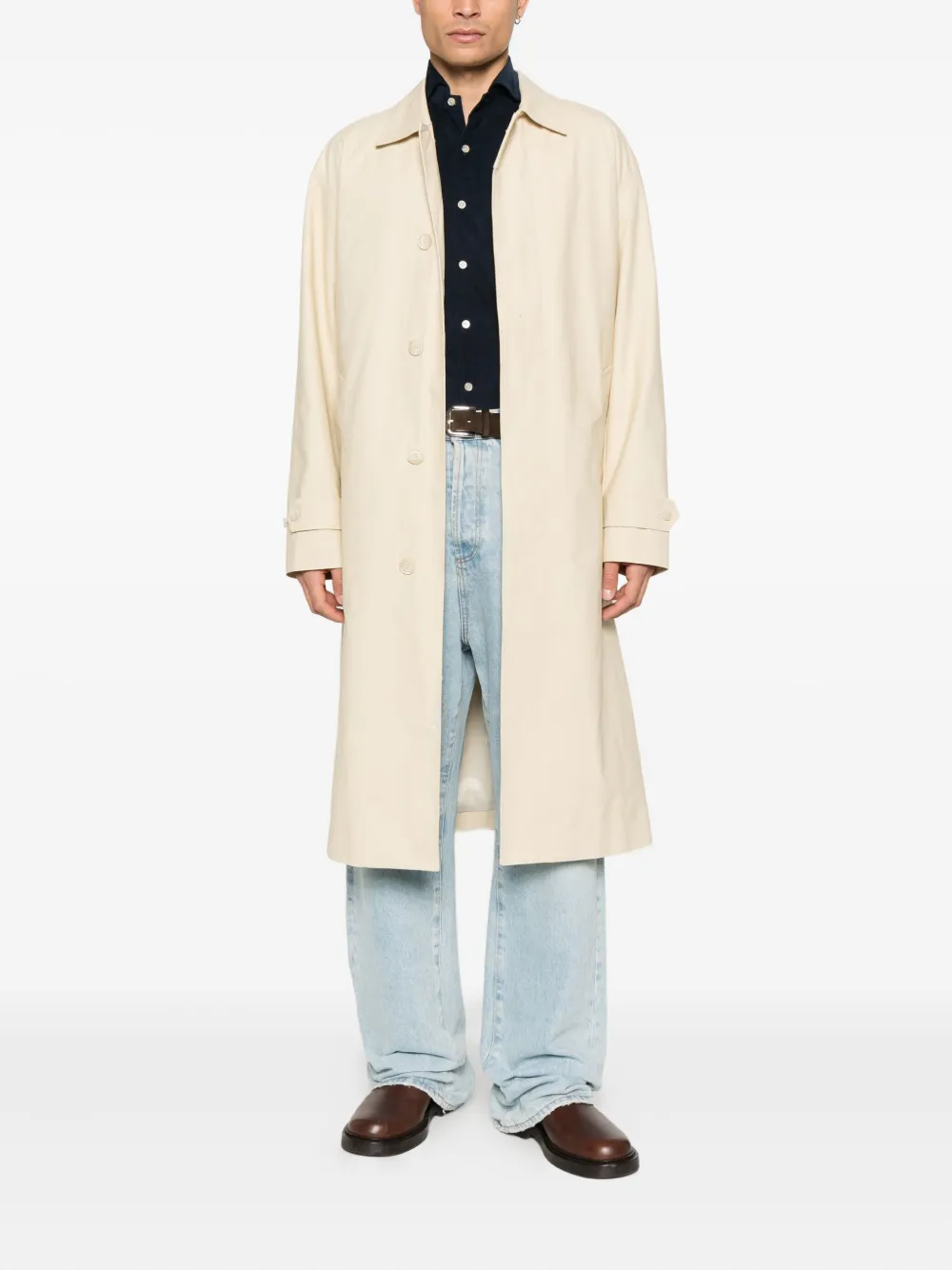 BORELLA Overhemd met knoopsluiting - Blauw