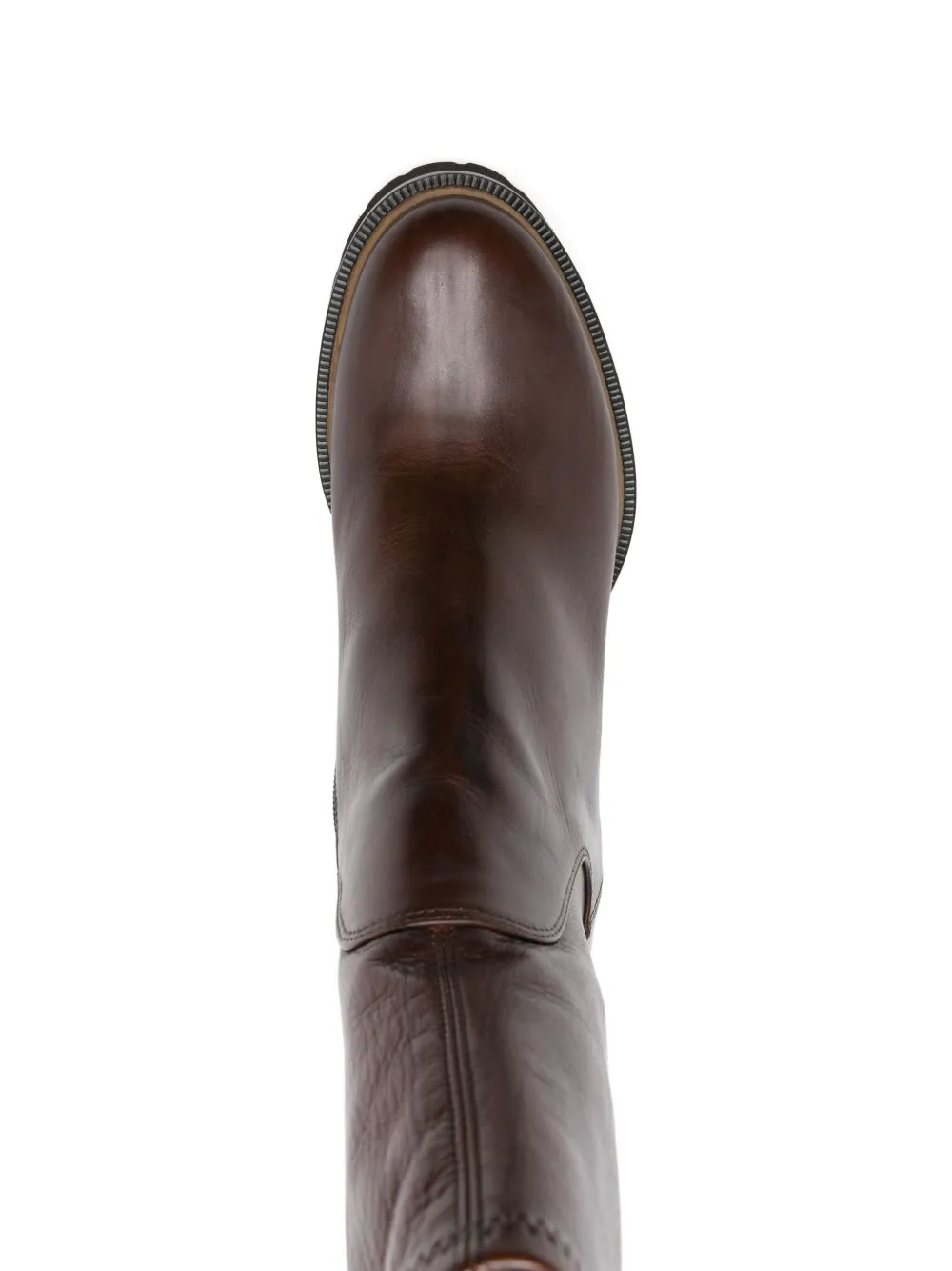 Truman's 90mm Leather Boots In Brown