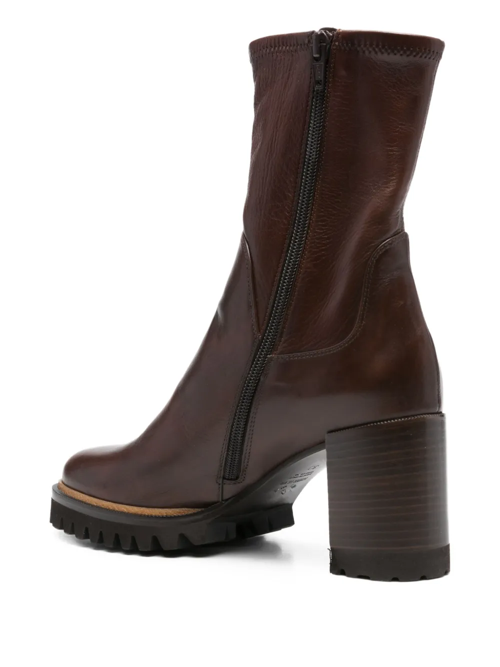 Truman's 90mm Leather Boots In Brown