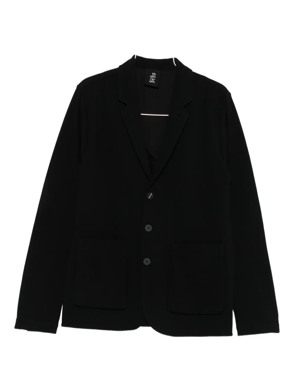 Thom Krom Buttoned Single-breasted Blazer In Black