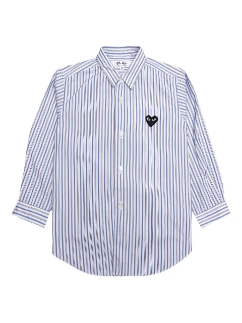 Comme Des Garçons Play Kids Gestreept shirt met hartlogo