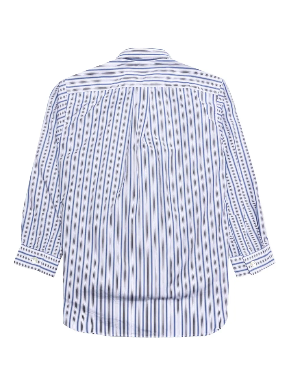 Comme Des Garçons Play Kids striped heart-logo shirt | Boys Shirts | Image 2