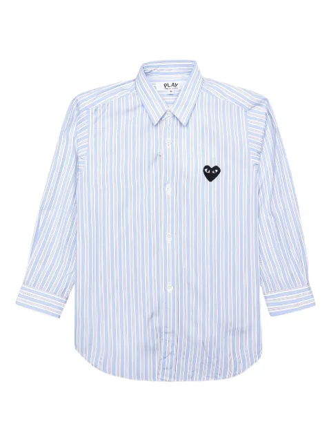 Comme Des Garçons Play Kids Gestreept shirt met hartlogo