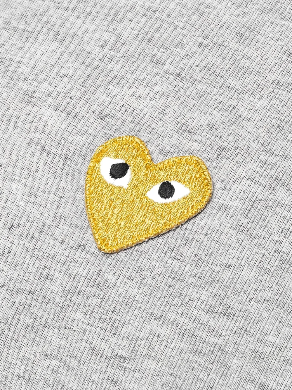 Comme Des Garçons Play Katoenen T-shirt Grijs