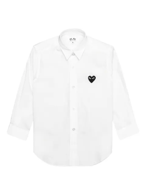 Comme Des Garçons Play Kids Shirt met geborduurd hart