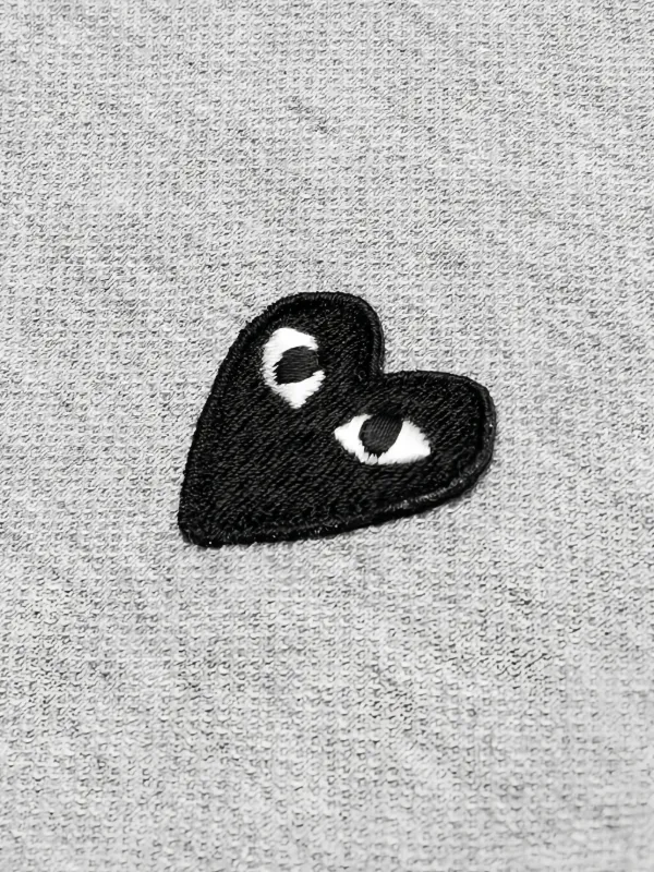 Comme Des Garçons Play Kids ハートロゴ ポロシャツ | グレー