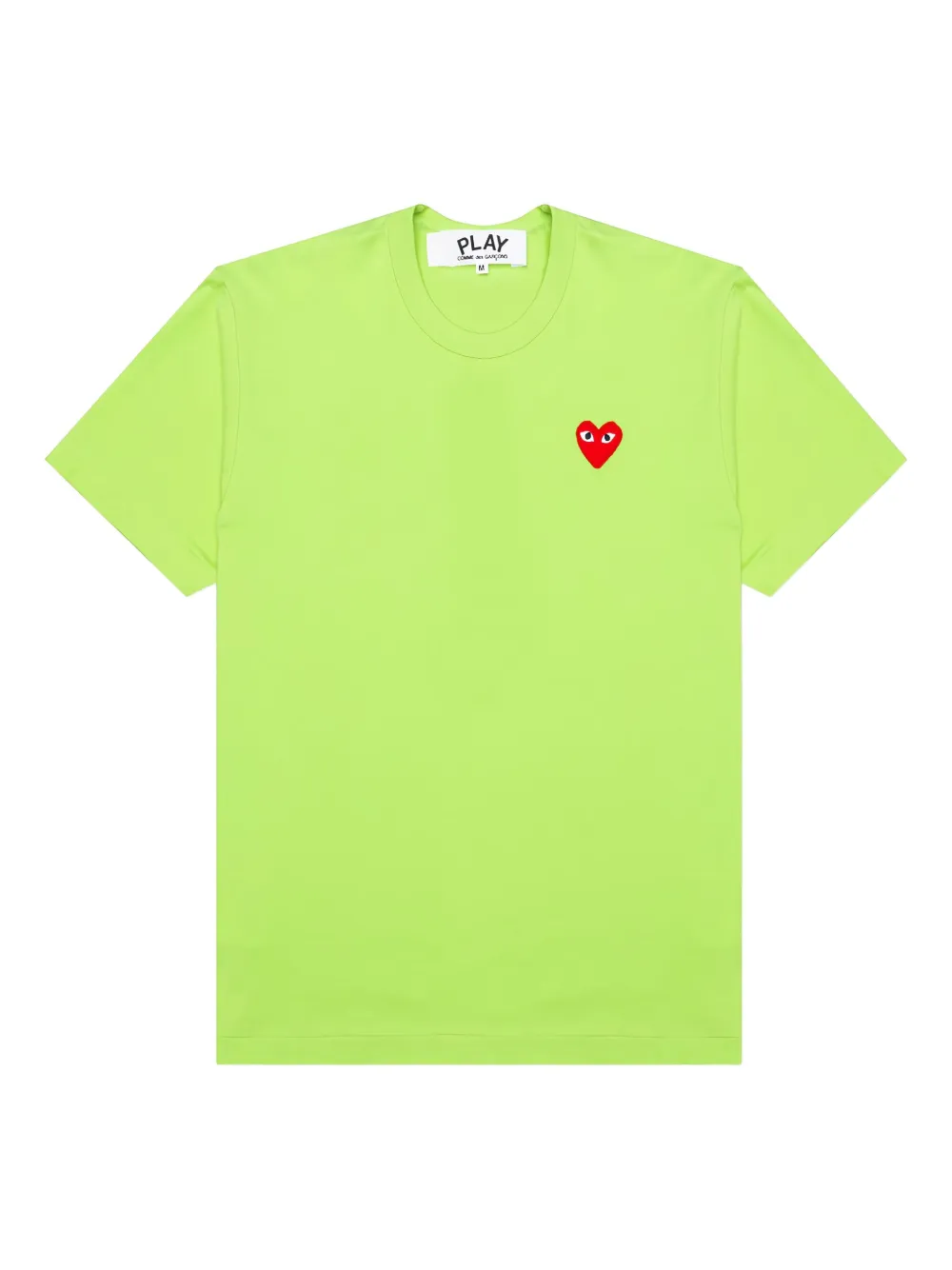 Comme Des Garçons Play heart emblem T-shirt | Green | Image 1