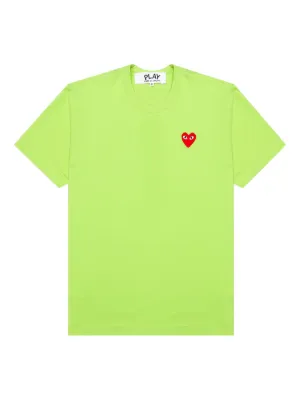 Comme Des Garçons Play Cotton T-shirt | Green | FARFETCH