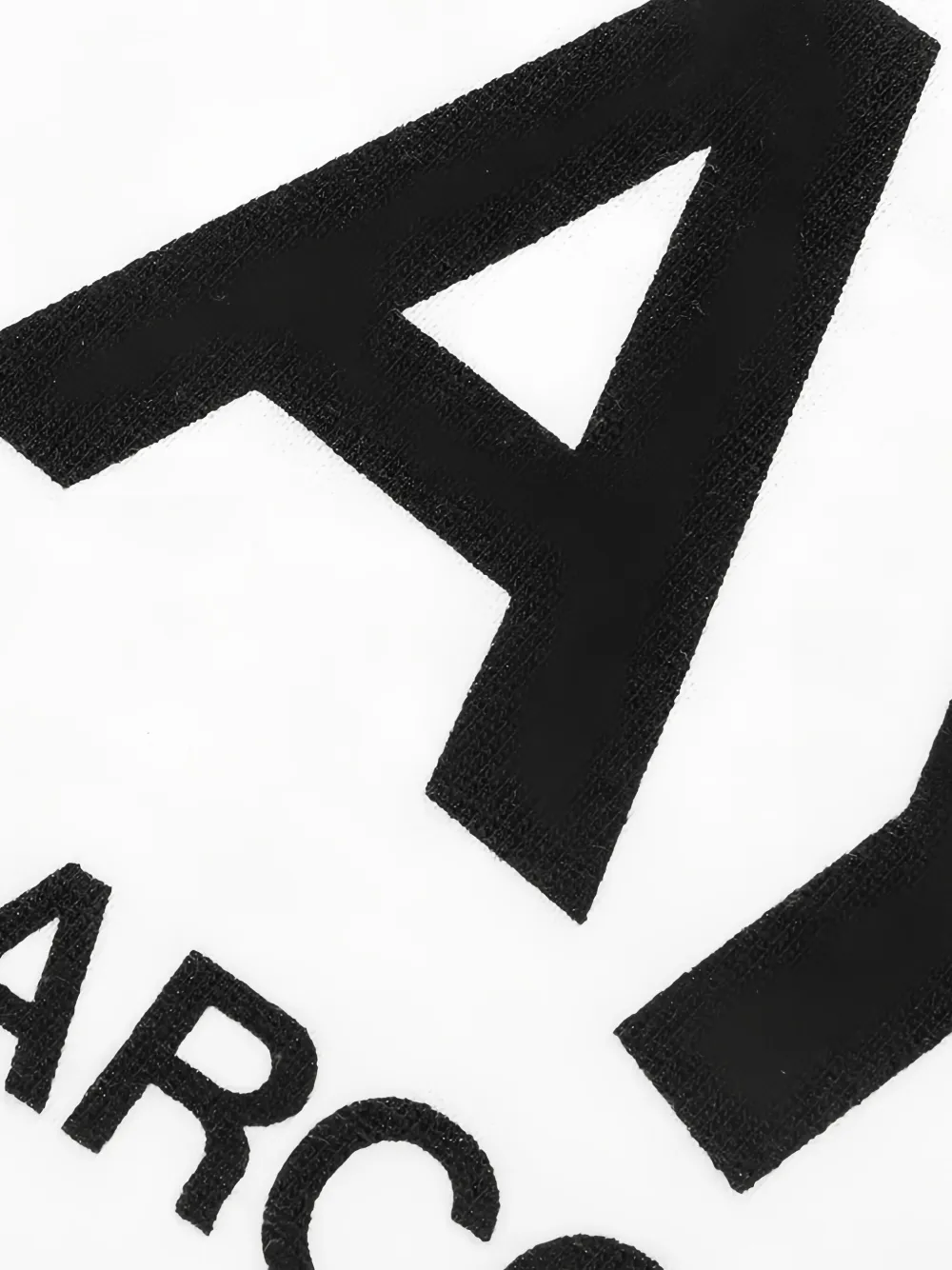 Comme Des Garçons Play Kids T-shirt met logoprint Wit