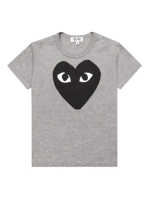 Comme Des Garçons Play Kids heart-eye T-shirt