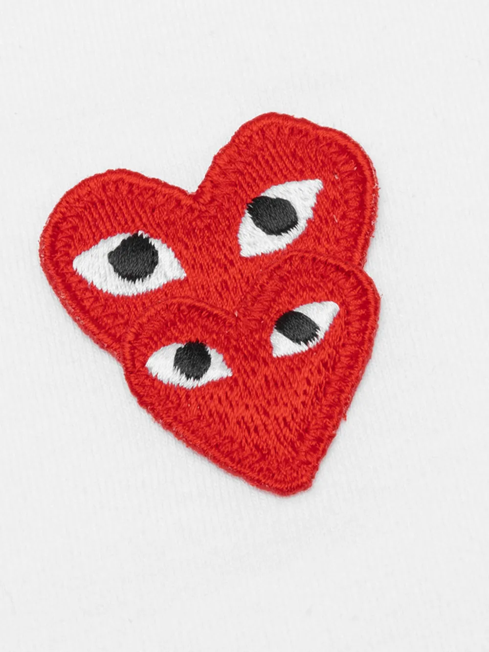 Comme Des Garçons Play Katoenen T-shirt Wit