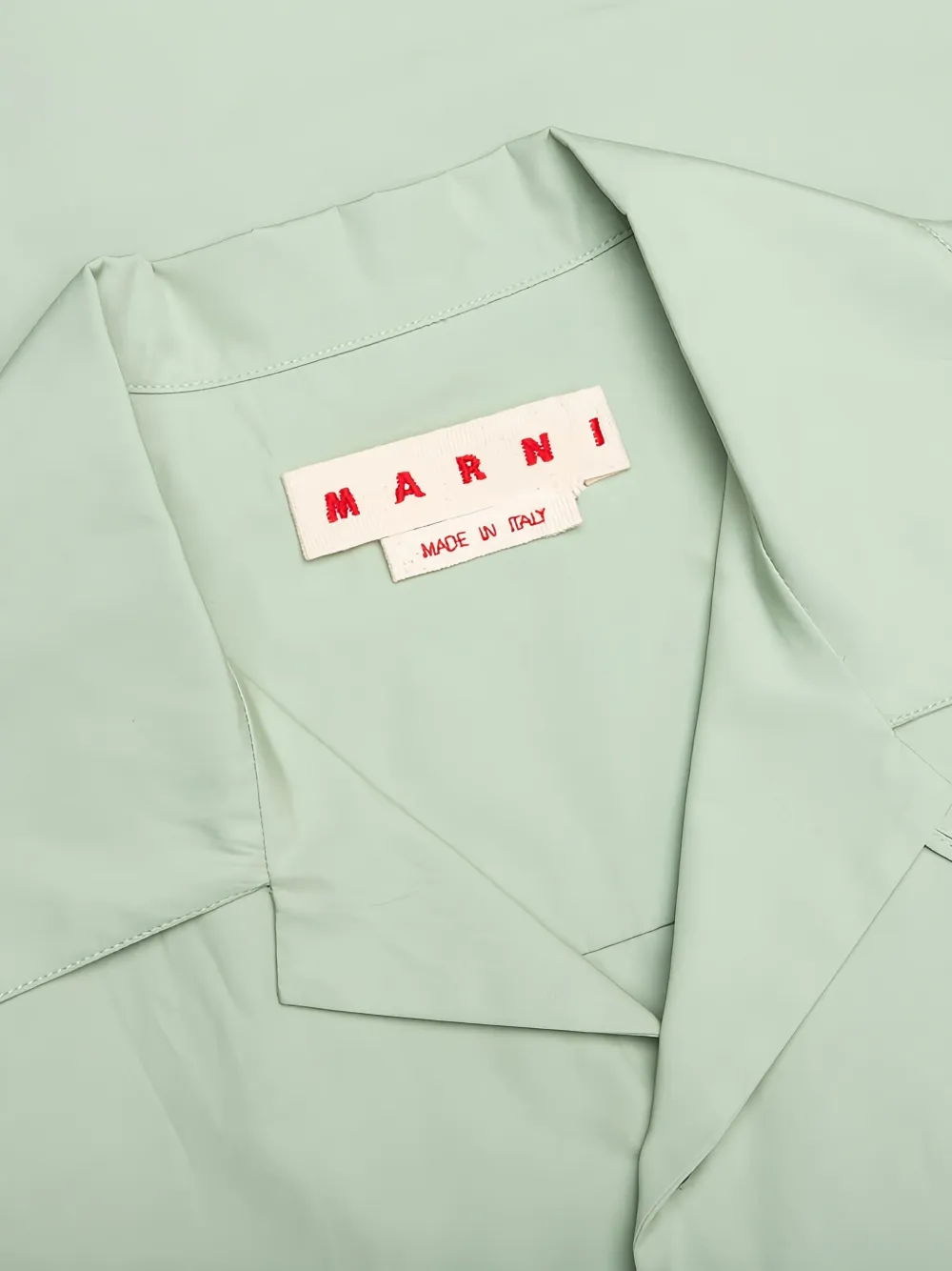 Marni T-shirt verfraaid met kristallen en zak Groen