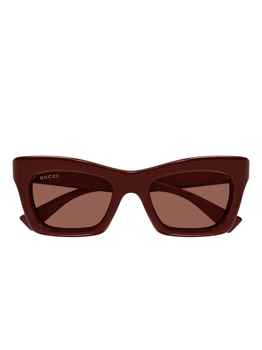 Gucci Eyewear Occhiali squadrati - Marrone