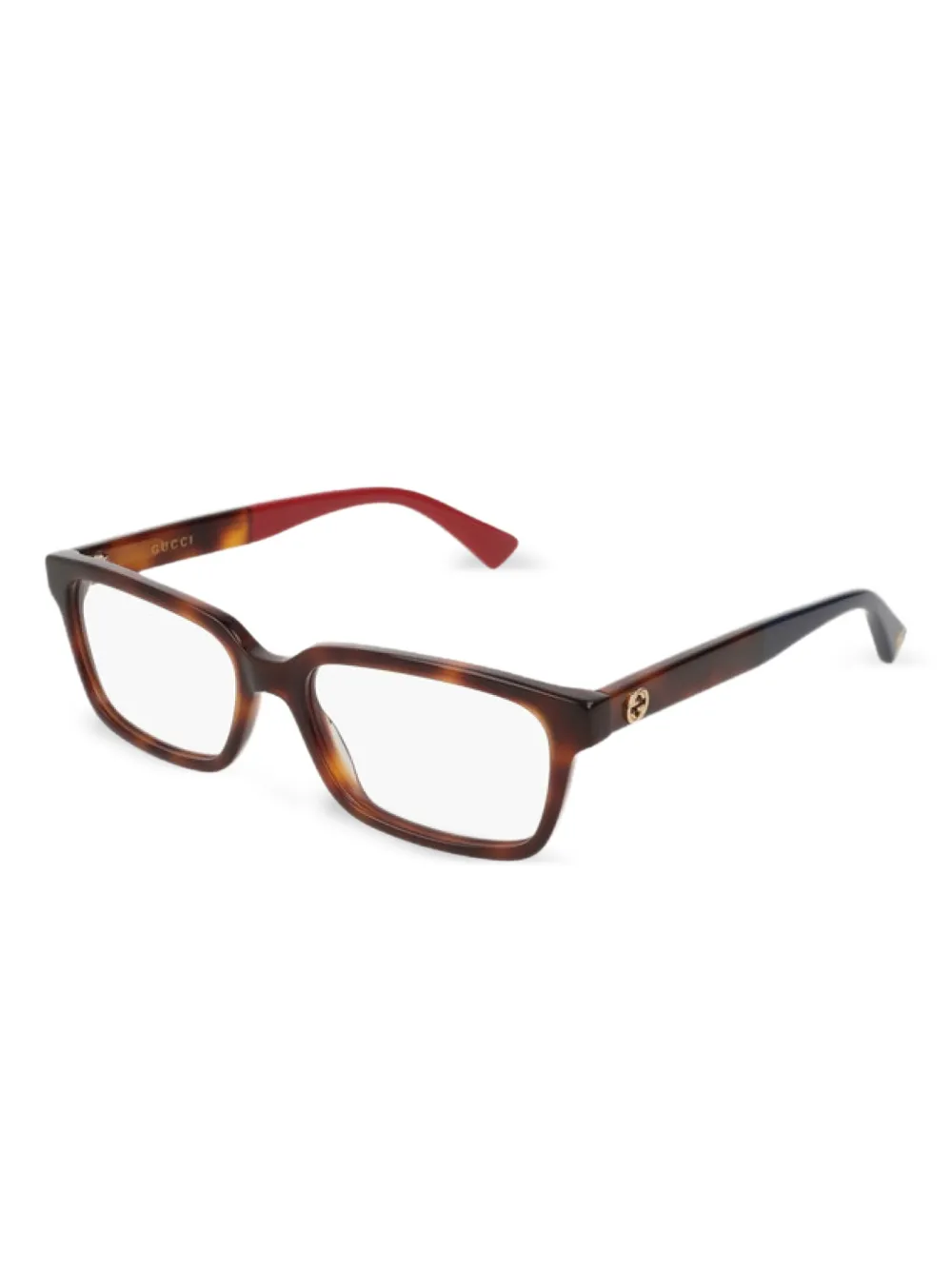 Gucci Eyewear lentes de sol con armazón rectangular | marrón | Image 1