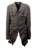 Comme des Garçons Homme Plus ruched jacket - Green