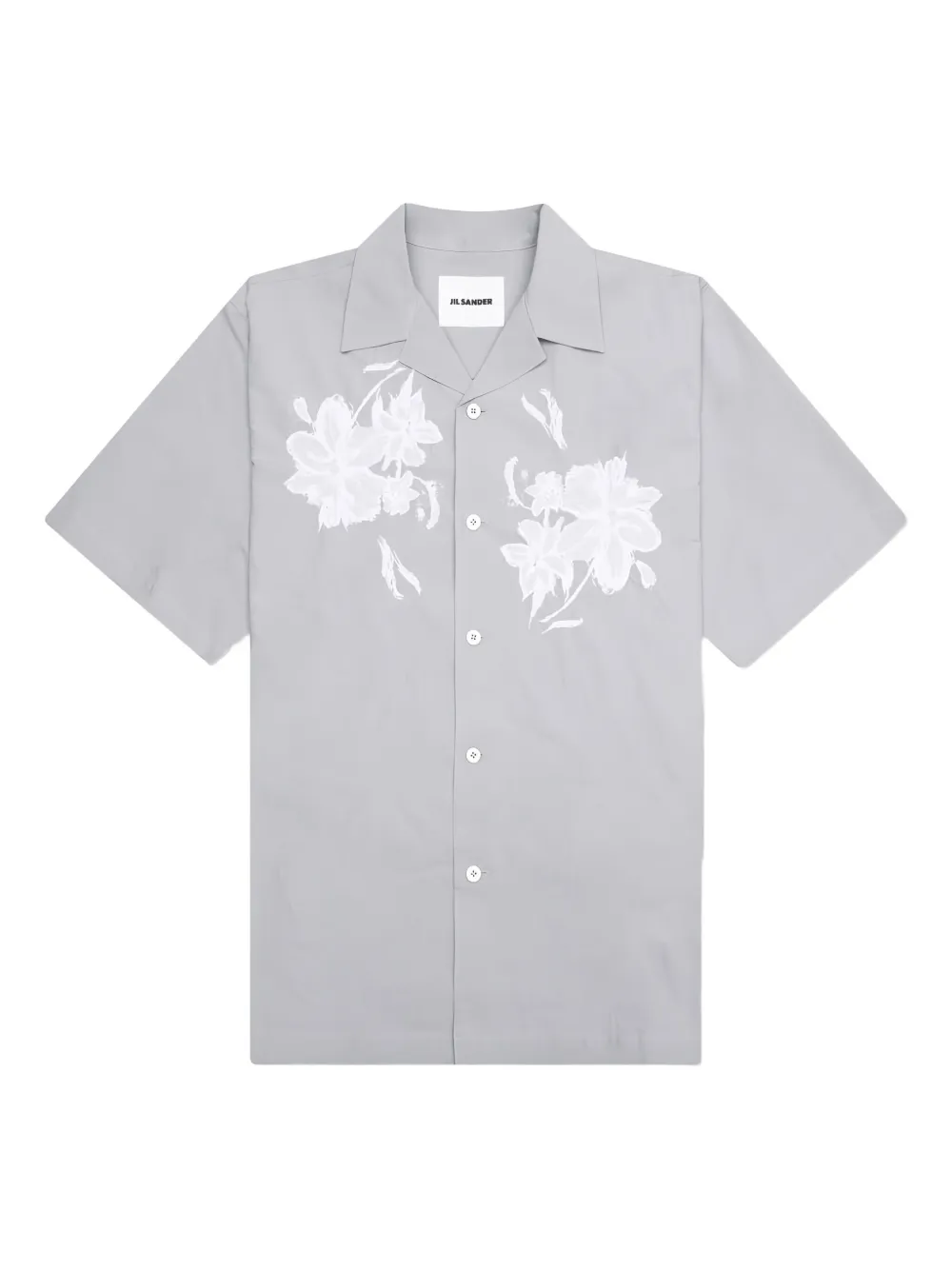 Jil Sander フローラル シャツ - グレー Jil Sander フローラル シャツ - グレー