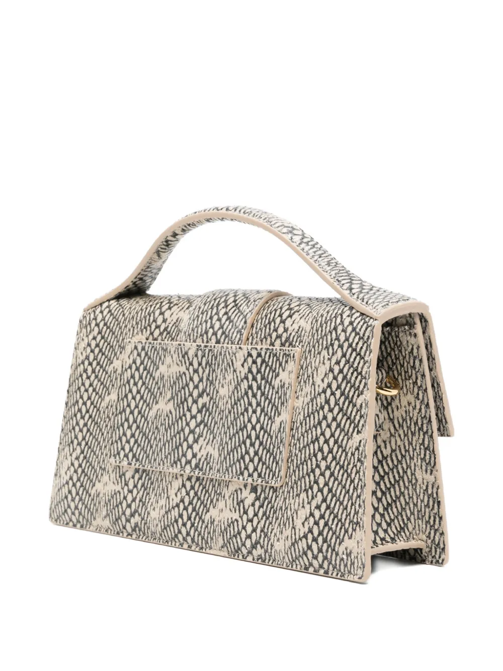Jacquemus Womens Beige Le Grand Bambino Leather Top Handle Bag In Neutral