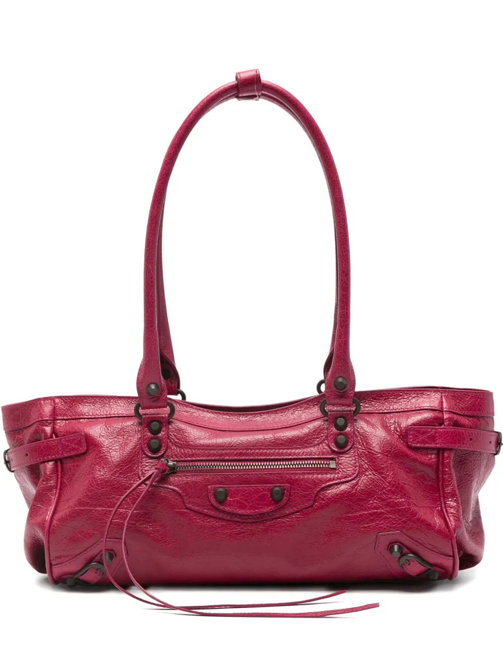 Balenciaga Women Framboise Le City East-west Shoulder Bag In Pink