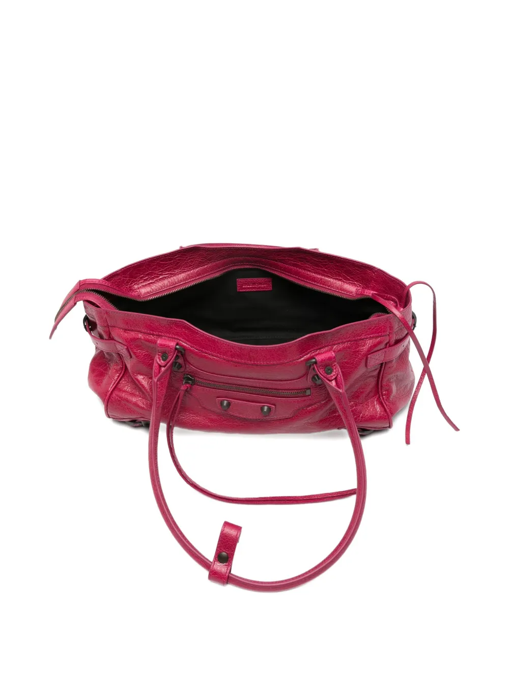 Balenciaga Women Framboise Le City East-west Shoulder Bag In Pink