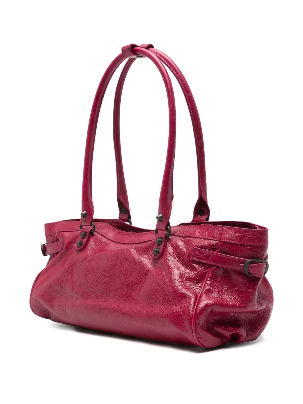 Balenciaga Women Framboise Le City East-west Shoulder Bag In Pink