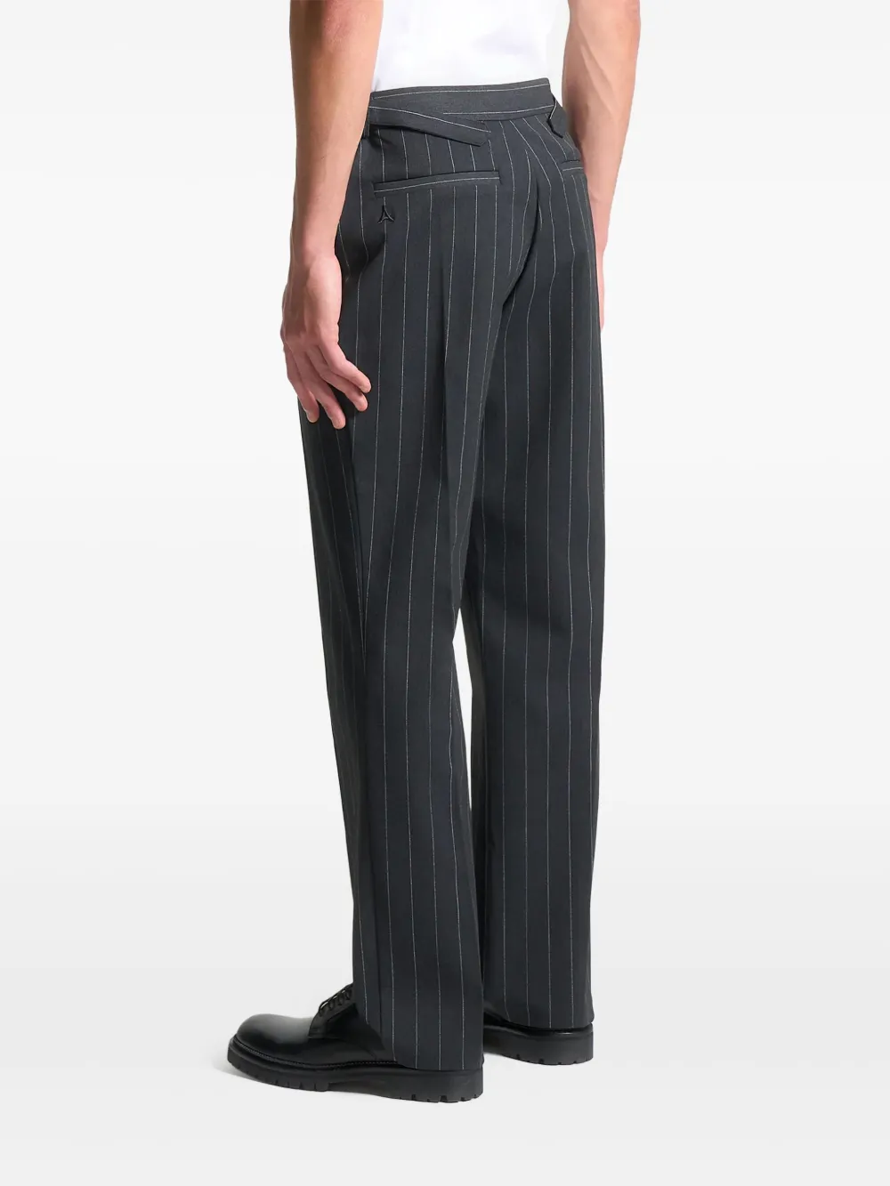 Manière De Voir Joseph pantalon met krijtstreep Grijs
