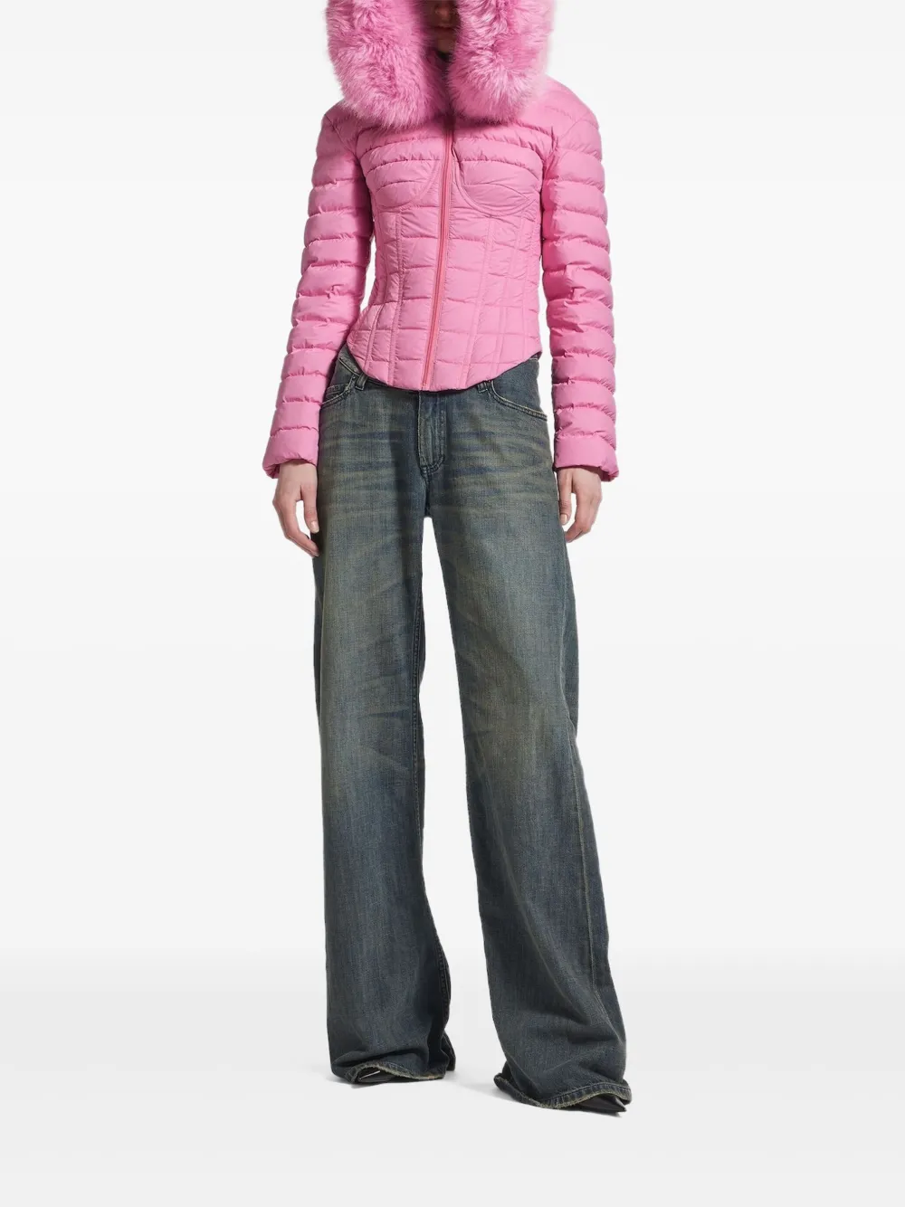  Balenciaga Hooded Jacket - Pink 
