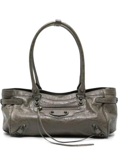 Balenciaga leather top-handle shoulder bag