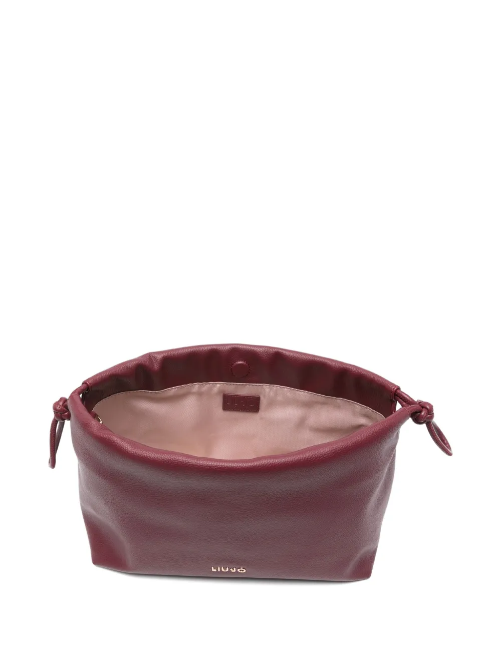Liu •jo Chain-strap Drawstring Tote Bag In Red