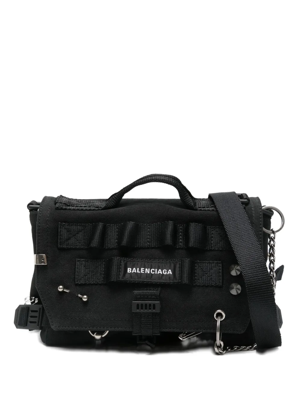 Balenciaga Small Army Shoulder Bag In Black