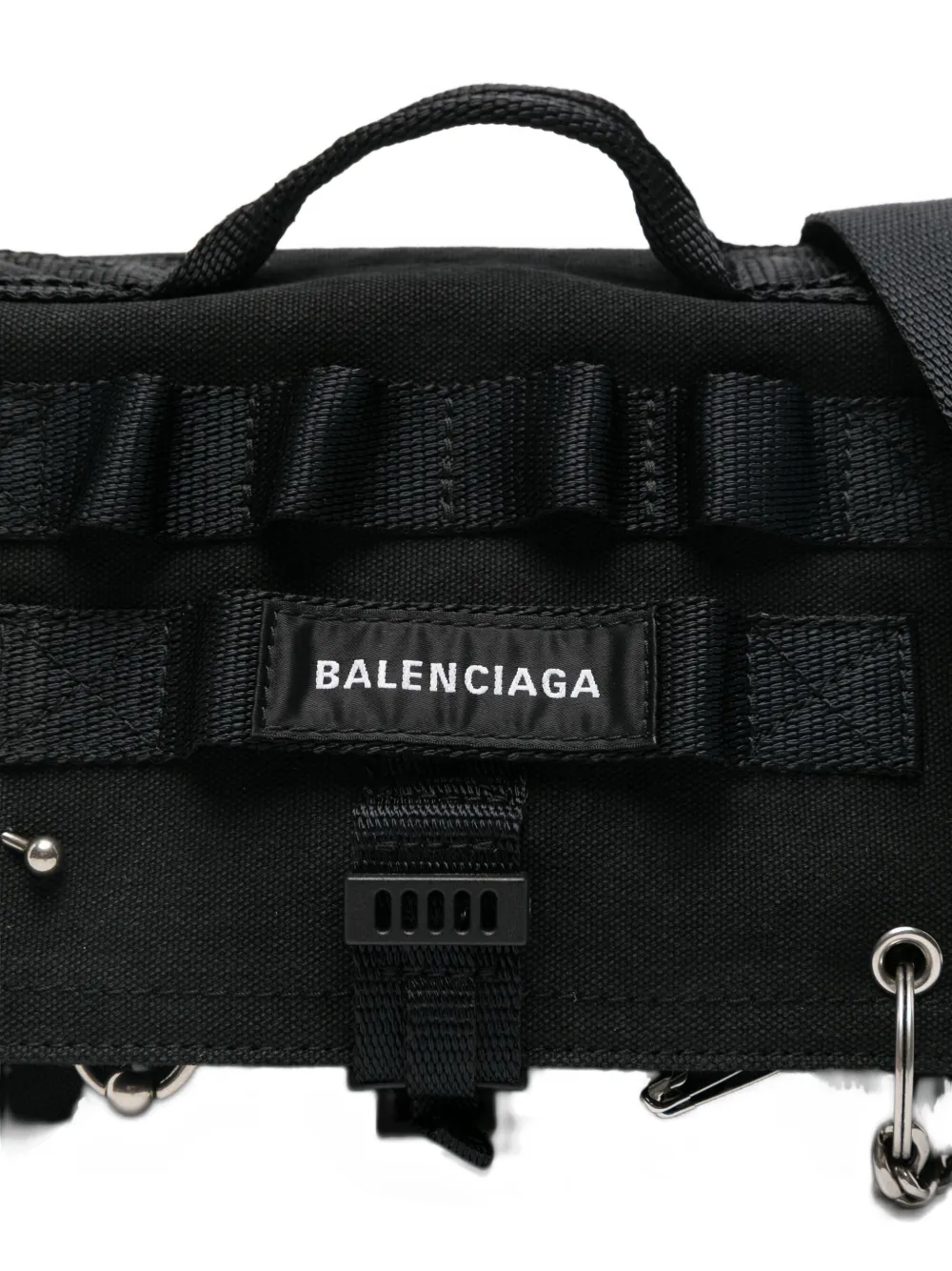 Balenciaga Small Army Shoulder Bag In Black