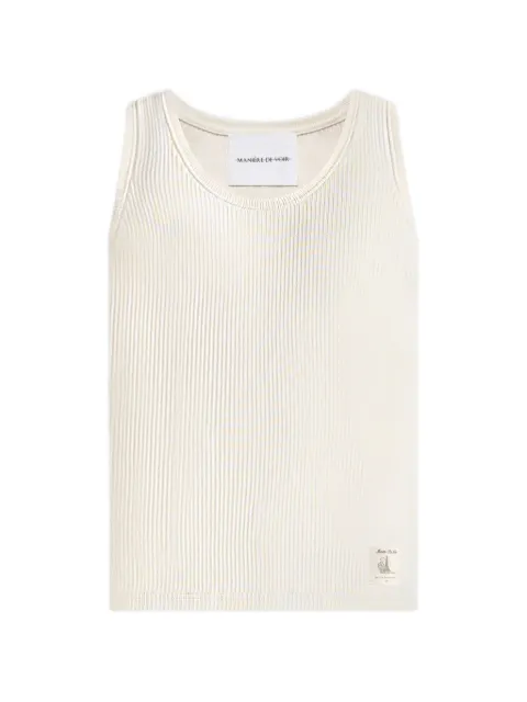 Manière De Voir VS001 ribbed cotton vest