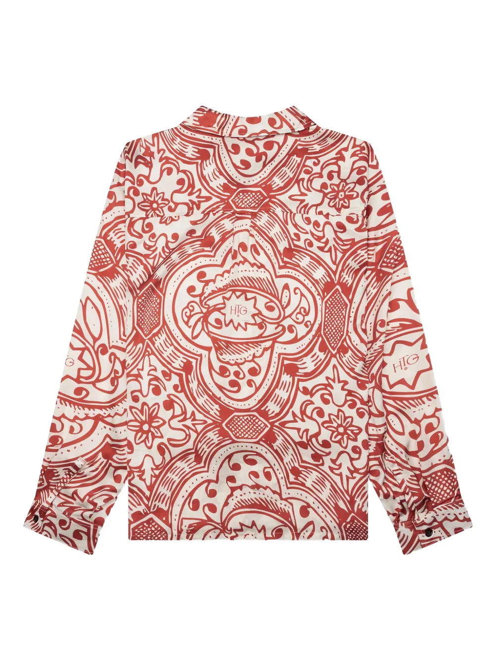 Honor The Gift patterned-print long-sleeves shirt - Rood