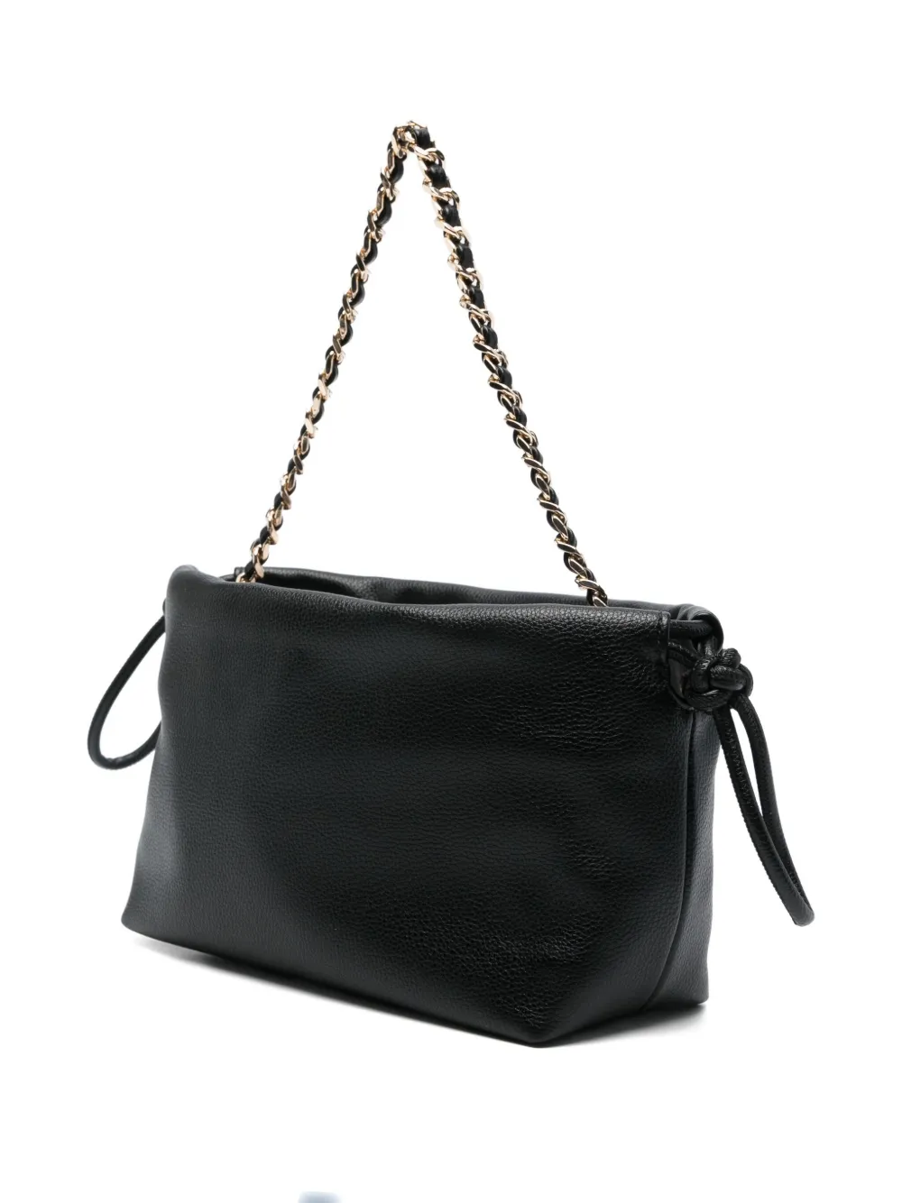 Liu •jo Chain-strap Drawstring Shoulder Bag In Black