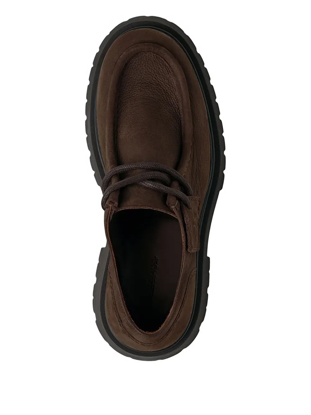 Manière De Voir L'Atelier nubuck leren schoenen met chunky zool Bruin