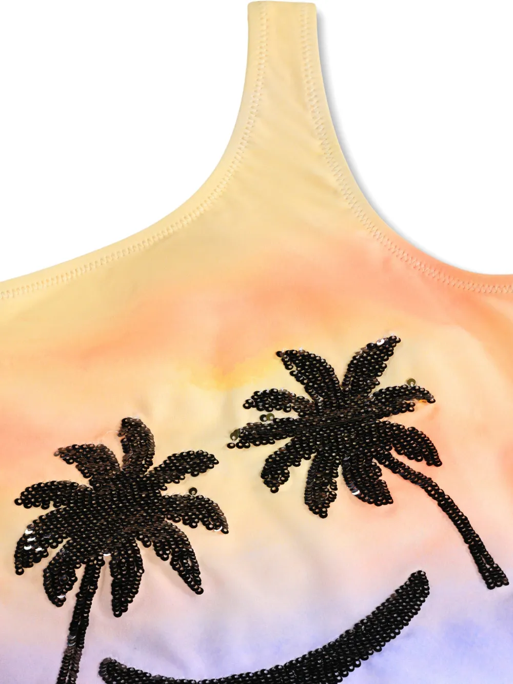  Molo Nai Sequin-embellished Palm-tree Swimsuit - Purple 