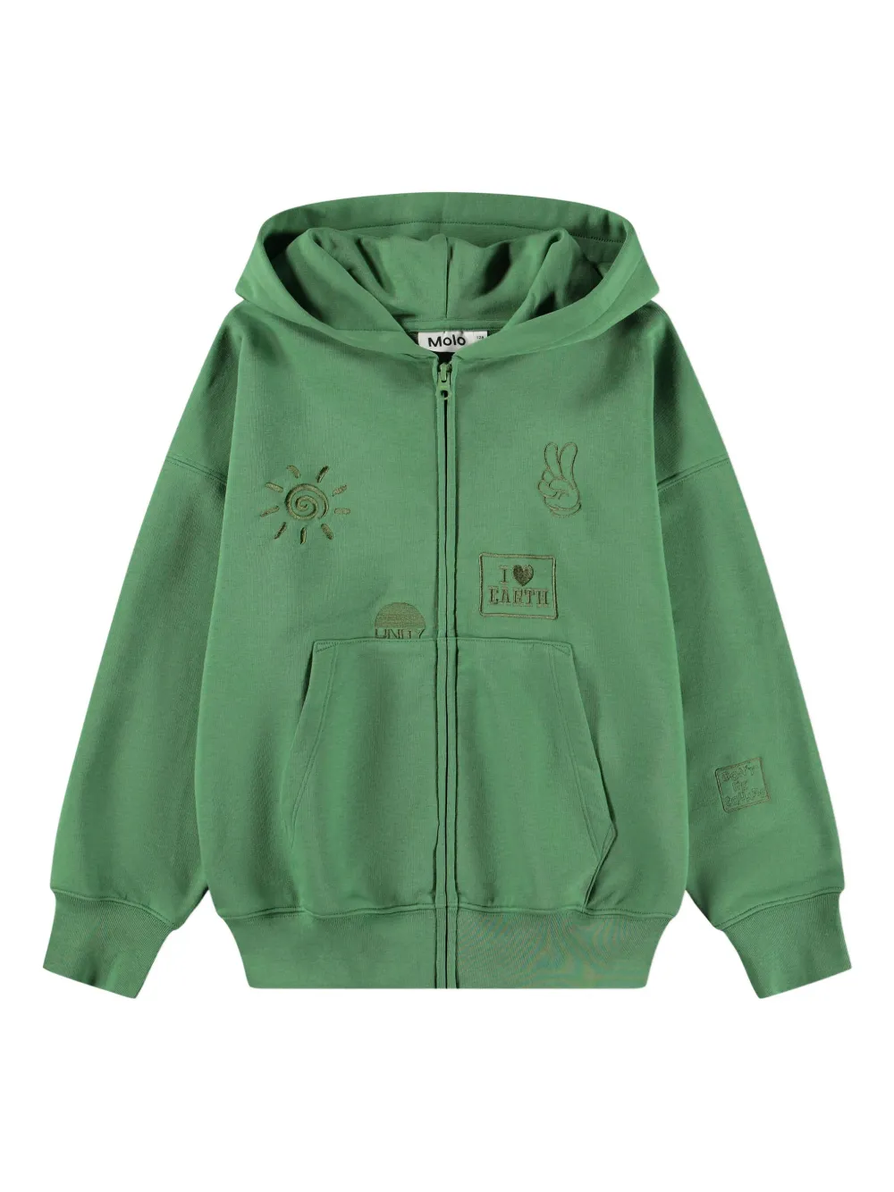 Molo Felpa con cappuccio Marley - Verde