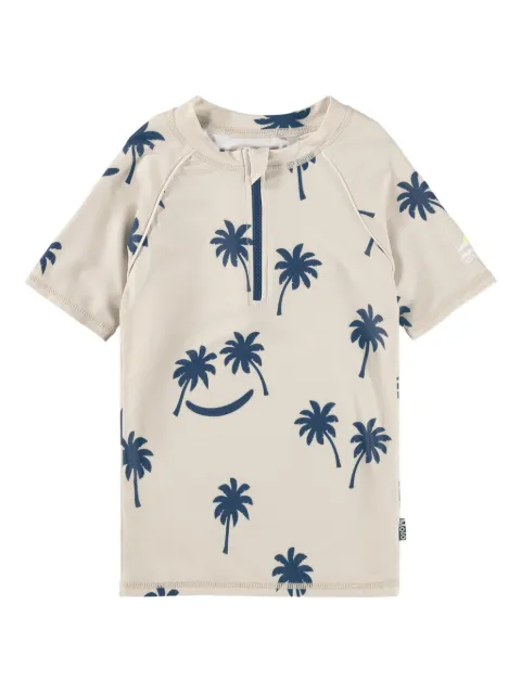 Molo Noble Badeanzug mit Palmen-Print